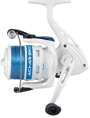 Angelrolle Trabucco Achab SW Pro 4000 – Frontbremse, lange Spule aus Graphit, inklusive Schnur – Feeder und Bolognese – ideal für Karpfen, Brassen und Sarago