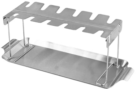 Récolte de de Poulet en Acier Inoxydable - Porte d'Aile Antiadhésive avec Plateau, Support pour Rôti au Lave-Vaisselle | Équipement pour la volaille de Grille et Four Facile à Utiliser