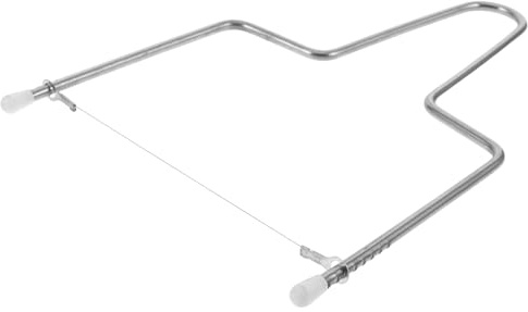 HEALSOPTHY 2 Piezas Cortador de Queso y con Alambre Acero Inoxidable Cortadora Manual Precisa para Queso Bloque y Embutidos Fácil Uso para Cocina y Reuniones