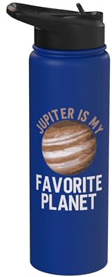 Giove è il mio pianeta preferito - Jupiter Space Stainless Steel Insulated Water Bottle