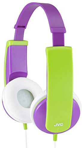 JVC HA-KD5-V-E Cuffia per Bambini Sovraurale con Limitazione del Suono, Porpora