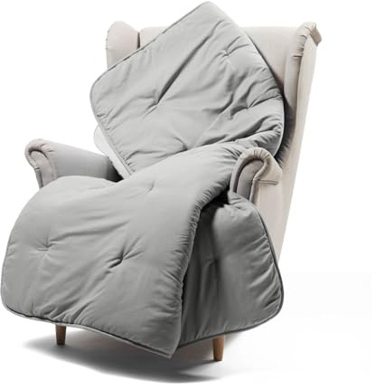 Caleffi Manta Sofa 130x170 cm 100% Algodon Suave – Manta Cama y Sofa Lavable y Transpirable – Manta Sofa Grande, Plaid Cama y Pie de Cama Cobijas de Invierno