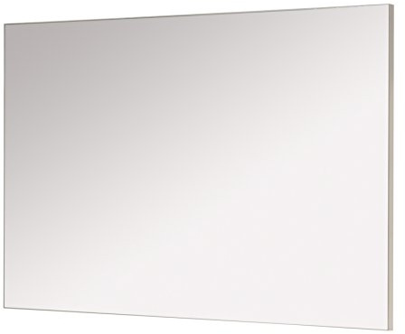 Germania Spiegel 3760-84 GW-SCALEA, rahmenlos mit Trägerplatte in Weiß, 87 x 55 x 3 cm (BxHxT), 3 x 87 x 55 cm