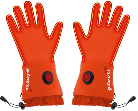 Glovii Akku Beheizte Thermoaktive Universalhandschuhe mit Wasserdichtem Bezug