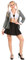 One More Time Pop Singer Fancy Dress Costume Women's X-Large