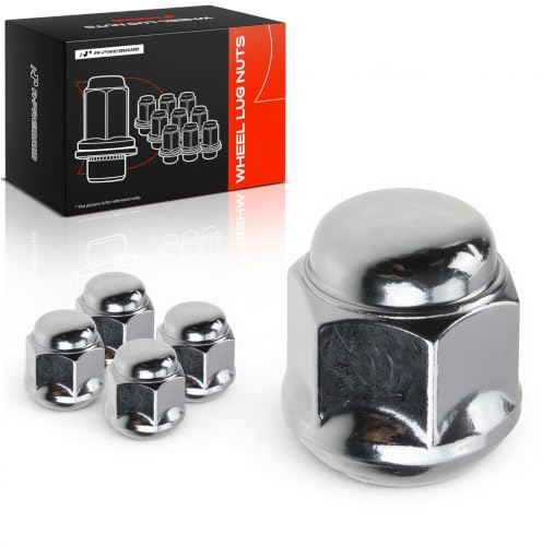 A-Premium M12-1.50 Wheel Lug Nuts Compatible with Honda CR-V CR-Z CRX Civic Accord Fit Insight Element Prelude S2000 Wagovan & Acura CL EL RL TL ILX MDX NSX RSX TLX Legend, Front or Rear, 5-PC Set