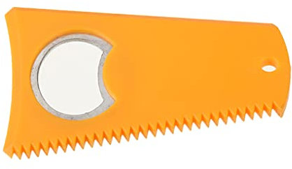 BEALIFE Comb Surfboard Wax Scrap Alloy Board DIY Universal Praktische Remover Tools Sportartikel Wassersport Outdoor, Gelb