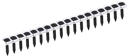 Schnellbauschrauben Magazinschrauben gegurtet mit Grobgewinde, Feingewinde oder Bohrspitze versch. Größen Trockenbauschraube Gipsplattenschraube magaziniert (3,9 x 25 mm | 1000 Stück, Feingewinde)