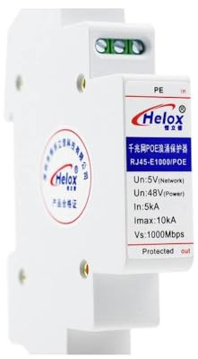 Guide Rail Gigabit Network Poe Lightning Arrester HD Gigabit Network Poe Lightning Arrester Poe Surge Protector