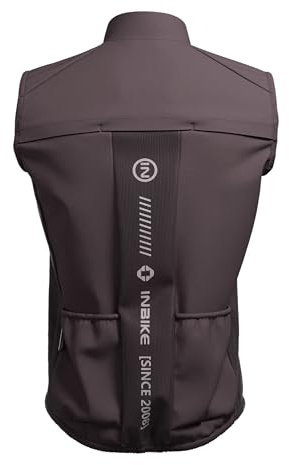 INBIKE Leichte Windweste Fahrradweste Reflektierend Laufweste Ärmellos Sommer Winddicht Atmungsaktiv Fahrradjacke Herren Damen für Fahrrad Rennrad Laufen Sport Wandern Outdoor