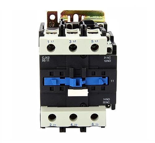 RFXOGTYFZ CJX2-9511 AC-Magnetschütz 95A 3P-Schütz LC1-D9511 AC-Motorschütz Schalter AC220V/380V 50/60HZ (Color : Cjx2-9511 Ac110v)