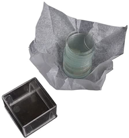 Mikroskop-Zubehör, 100 Stück, 60, 70, 80, 90, 100 mm, groß, rund, Mikroskop-Glasdeckdeckel, Proben, Mikroskop-Objektträger, Haltbarkeit und zuverlässige Leistung (60 mm)