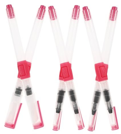 Anneome 6stücke Teiliges Set Mit Weichen Wasserfarben-pinselstiften Wassermalerei-bürsten Für Kreative Zeichnungen Einfach Nachfüllbar Und Tragbar Für Künstler Und Schüler