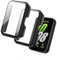 Tuocal 2 Stück Hülle Kompatibel für Samsung Galaxy Fit 3 Schutzhülle mit Displayschutz, 360° Rundum Ultradünn Hard PC Kratzfester Schutz Case für Samsung Galaxy Fit 3, Schwarz