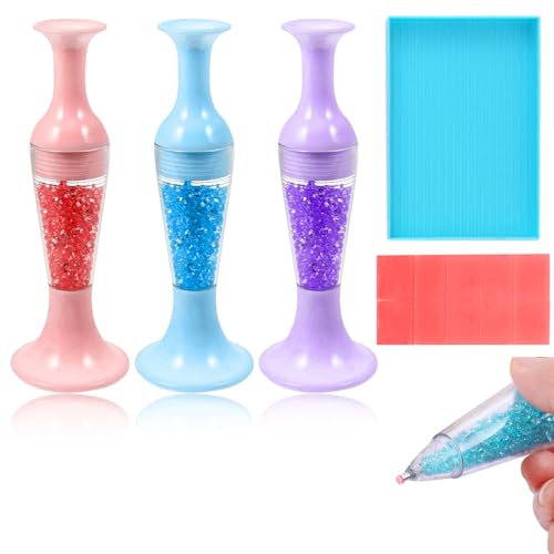 SZSMW 3 Diamond Painting Stifte - Diamond Painting Pen - Diamant Malwerkzeug - Geeignet FüR Eine Vielzahl Von Kunst- Und Handwerksprojekten, Kann In Diy -Handwerk Verwendet Werden