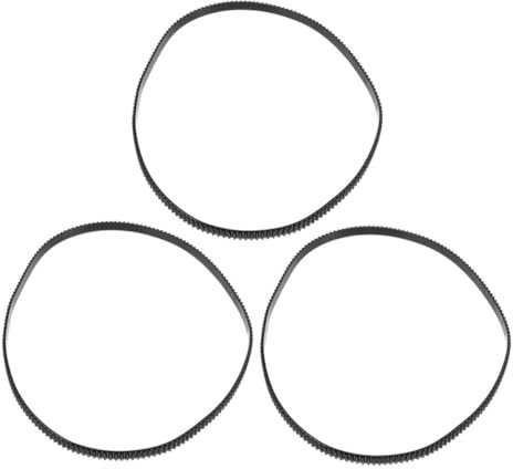 NUOBESTY 3 Pezzi Accessori Per Macchine Del Pane Pezzi Di Ricambio Per Macchine Per Il Pane Cinghie Della Macchina Del Pane Del Pane Cinghia Per Macchine Black Gomma Da Cancellare