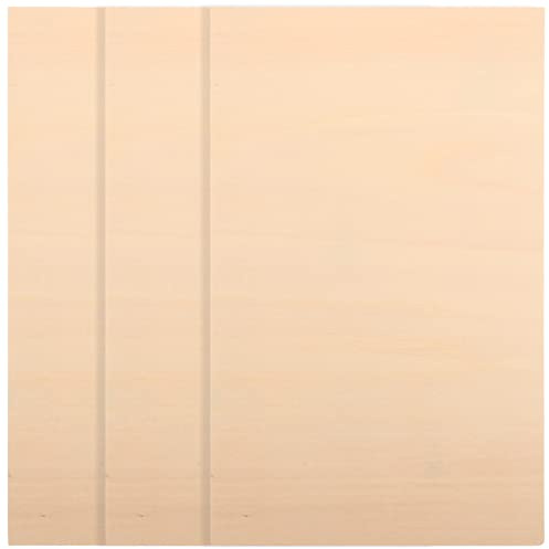 Uonlytech 3 Stück DIY Holzplatten Unbehandelte Balsaholzplatten für Kreative Bastelprojekte für Malerei Brandmalerei Modellbau und Dekoration
