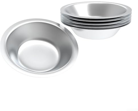 Juego de 6 bandejas de metal para pintores, diseñadas para contener pinturas a base de aceite y agua con facilidad (A 6 piezas)