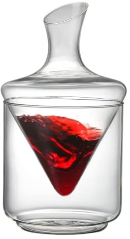 Dekanter Weinkaraffe Konische Weinkaraffe Mit Eiskübel, Glaskaraffe, Einfache Dekoration Glas Restaurants