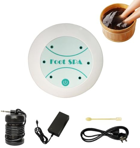 Detox Fußbad – Sanfte Entgiftung Tragbare Ionen Elektrolyse Body Detox Fussbad Set - Foot Spa Device (Ohne Fußbecken)