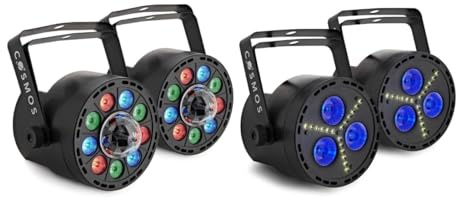 Bundle di luci stroboscopiche e LED per feste Cosmos