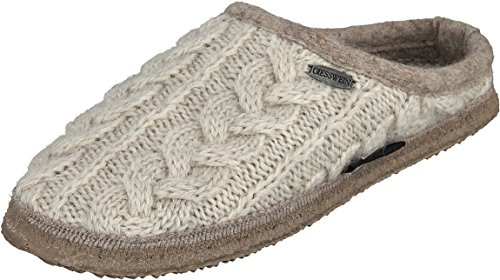 GIESSWEIN Hausschuhe Neudau - Warme Filz Pantoffeln für Damen & Herren, rutschfeste Pantoletten für Zuhause, Unisex Slippers