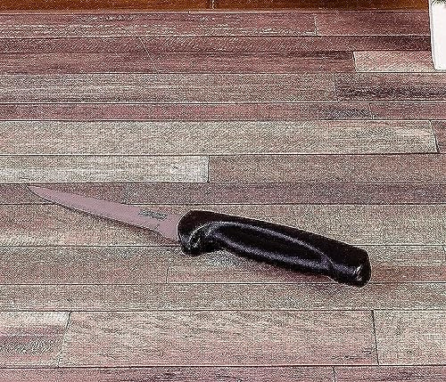 Pedrini 306 Coltello per Disossare, Acciaio Inossidabile, Nero, 37 x 7 x 2.5 cm