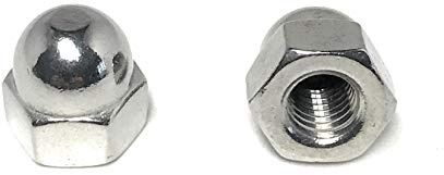 1/4-28 Acorn Cap Nuts 18-8 Stainless Steel - Fine Thread UNF (25 Pieces)