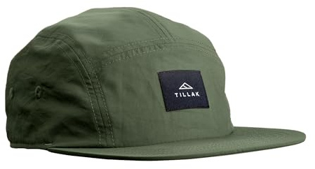Tillak Wallowa Campingmütze, leichte Nylon-5-Panel-Kappe mit Druckknopfverschluss