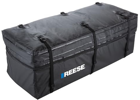 Reese 1044000 Olympia Hitch Mount Expandable Cargo Carrier Bag, 48 Inch x 19 Inch x 18 Inch to 22 Inch, 11.5 cu. ft. Capacity, Fits 48 X 20” Cargo Carriers