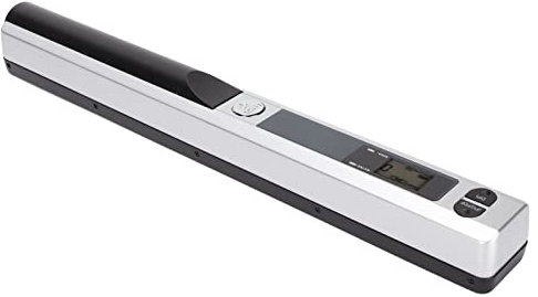 Tragbarer Dokumentenscanner, Tragbarer Handheld-Scanner 300 600 900 DPI A4-Dokumentenscanner Handheld, für Unternehmen, Fotos, Bilder, Quittungen, Bücher, JPG-PDF-Format(Silber schwarz)