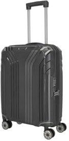 Travelite 4-Rad Hartschalen Handgepäck Koffer klein mit recyceltem Innenfutter, Gepäck Serie ELVAA: Stylischer Trolley mit Schutzecken + TSA Schloss, 55 cm, 41 Liter
