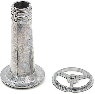 Sausage Stuffer Tubes - 1 Pcs Aluminum Sausage Stuffer Attachment - Meat Grinder Attachment for Sausage, Stuffing, Stuffing Vegetables, with Mesh