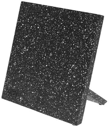 Luckyberg Magnetischer Messerblock| Messermagnetblock aus schwarzem Marmorimitat, Magnetischer Messer Halterung ohne Messer, 24cm x 21.5cm x 1.7cm