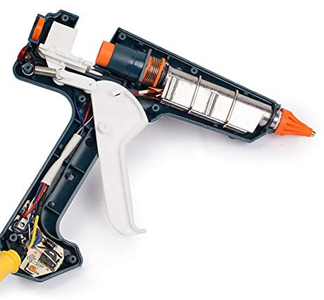 Pistola per colla a caldo di grado industriale da 300 W, temperatura regolabile, ad alta potenza, diametro 11 mm, strumento affidabile
