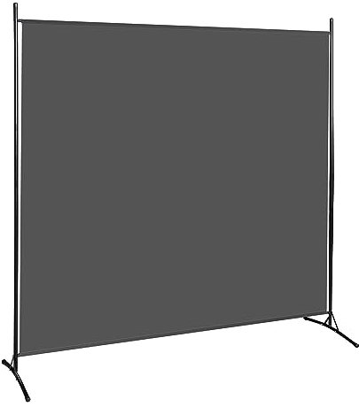 Yakimz Paravent Raumteiler Trennwand Stellwand, Zaunfeld stabilen, blickdichter Faltbar, robuste und langlebige verstellbar 180 * 180cm Anthrazit