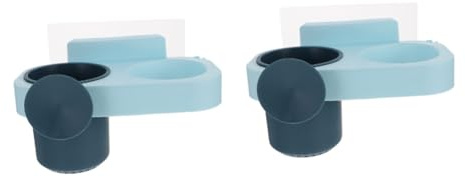 FOMIYES 2stücke Wandmontierter Fönhalter Für Bad Platzsparender Haartrockner Organizer Mit Einfacher Installation Für Haartrockner Und Glätteisen Bohren Stabil Und Dekorativ