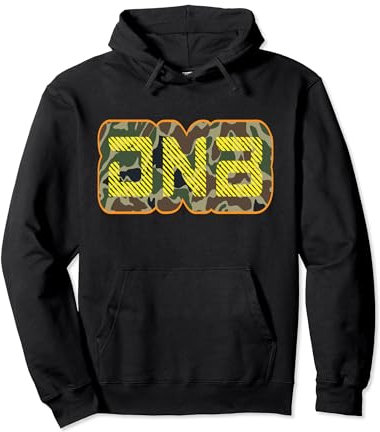 DNB Camouflage-T-Shirt Junglist Drum n Bass Pullover Hoodie