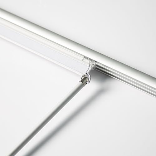 MADECOSTORE Rail Aluminium pour Panneaux Japonais 45cm - Gris - L120 x H5cm