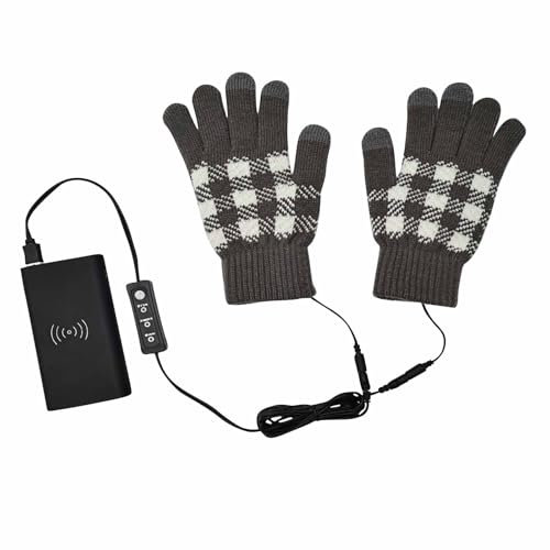 USB Beheizte Handschuhe, Waschbares Heizung Stricken Handschuhe, Winter-Heiz-Handschuhe, Volle und Halbe Hände, Warme Laptophandschuhe für Damen Herren, für Indoor Outdoor Blitzangebote Des Tages
