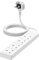 4 Way Extension Lead – Short Extension Lead 1m, Socket Extension Cable, 4 Gang Power Strip Extension Cord, Multi Plug Extension Socket – Power Extension for Home, Bedroom, Kitchen and Office (1M)