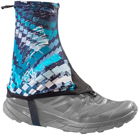likloks Gamaschen für Wandern, Trailrunning & Outdoor-Abenteuer – Leicht, Atmungsaktiv & Verstellbar – Schützt vor Staub, Schnee & Schmutz, Blau - L