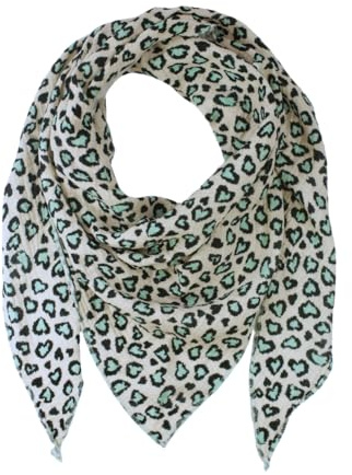fashionchimp Dreieckschal für Damen in Musselin-Qualität, hochwertiger Motiv-Druck, Sommer-Halstuch - Made in Italy