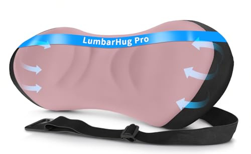 Lekewn Lumbar Support Pillow for Office Chair - Lumbar Pillow for Car, Memory Foam Ergonomic Lumbar Support Pillow for Car Back Support for Office Chair Back Support Cushion