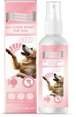 ARVALOLET Spray anti-mastication pour chien - 100 ml - Spray pomme amère sans alcool pour corriger le comportement