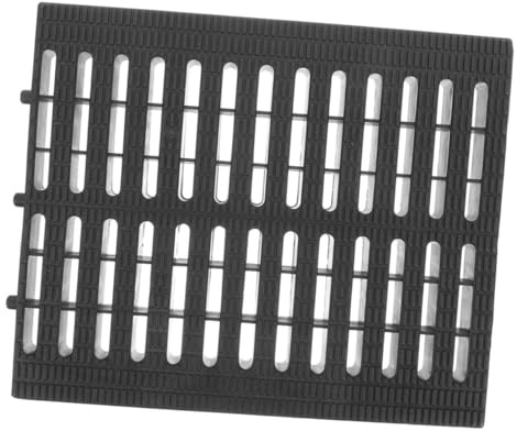 Homoyoyo Sturdy Outdoor Sewer Drain Cover High Density Plastic Trench Grate for Kitchen Garden Drainage with Heat Dissipation and Debris Protection