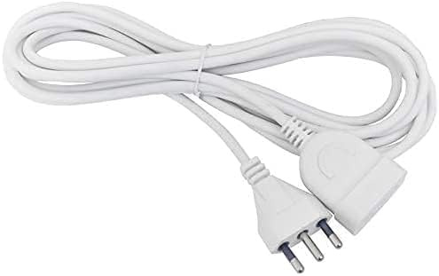 Prolunga Elettrica 15 Metri con Spina 16A e Presa Bivalente 10/16A – Cavo Prolunga per Casa, Ufficio e Giardino, Alta Resistenza