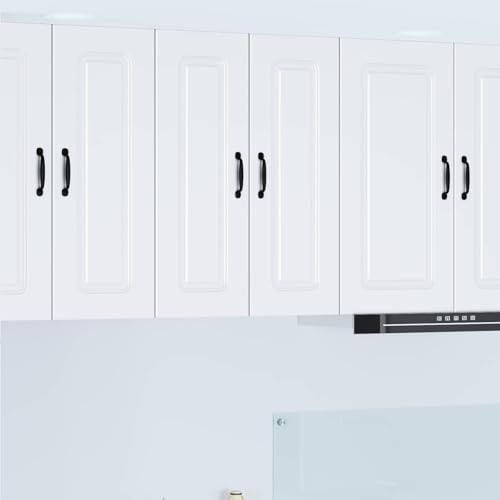 GeenYuu Köksskåp Kalmar vit av trämaterial 30 x 31 x 80 cm, rymligt förvaringsutrymme, modernt köksväggskåp för inomhus, praktisk förvaring, lätt att montera