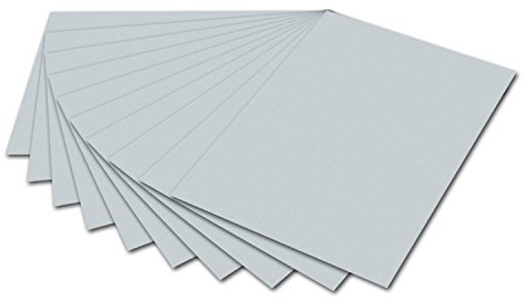 Folia 6480 – Ton Papier, DIN A4, 100 Feuilles, Gris Clair