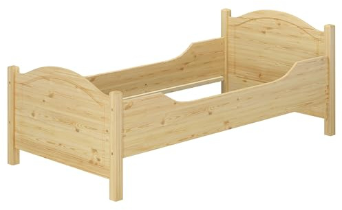 Erst-Holz®Bettgestell für Senioren 100 x 200 Kiefer Massiv